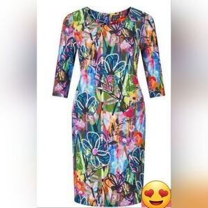Floral Colorful JAMES LAKELAND #109 Dress